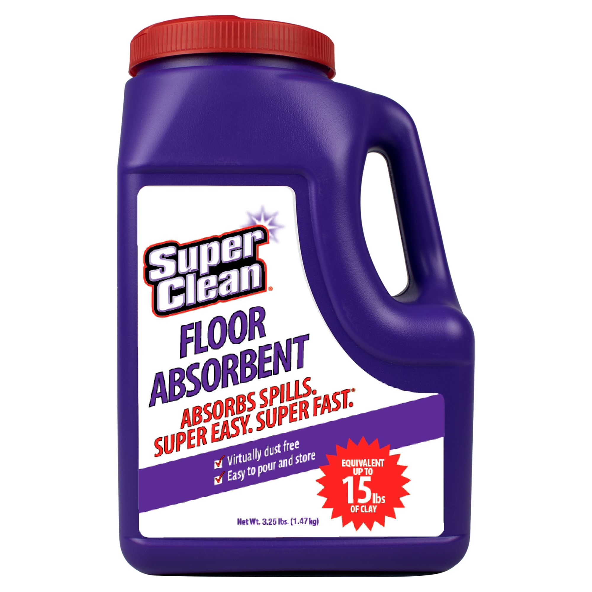 Super Clean Absorbs and Cleans Household Spills on Floor Cleaners, 52 Ounce  